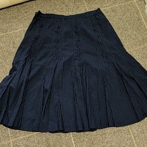 Coldwater Creek navy blue skirt